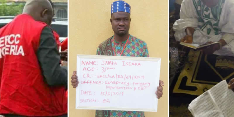 Alfa turned Yahoo boy, Jamiu Isiaka arrested over N30m fraud