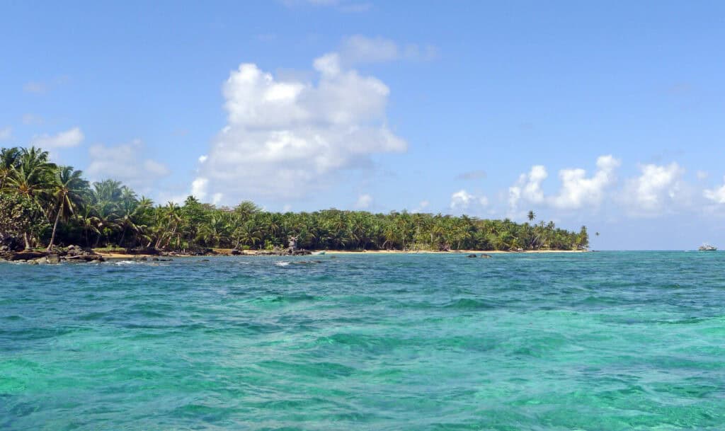 Blue waters of Little Corn Island, Nicaragua