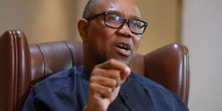 Peter Obi, presidential candidate of the Labour party in the 2023 elections