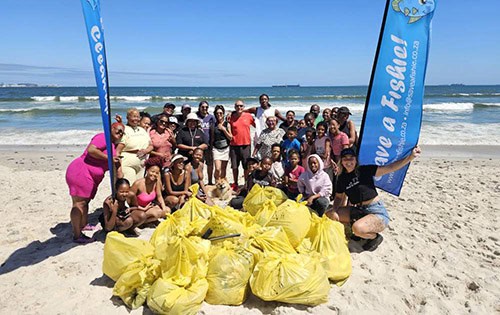 south africa beach cleanup