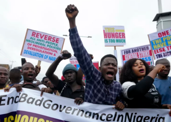 august protest in Nigeria